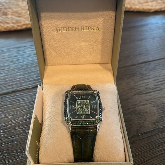 Judith Ripka Women’s Green Watch - Picture 10 of 10